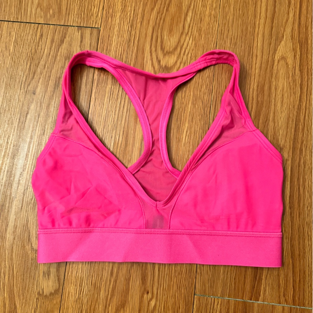 Adam Selman Sport Hot Pink Sports Bra